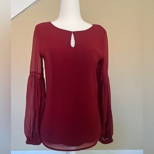 Express Long Sleeve Blouse-XS